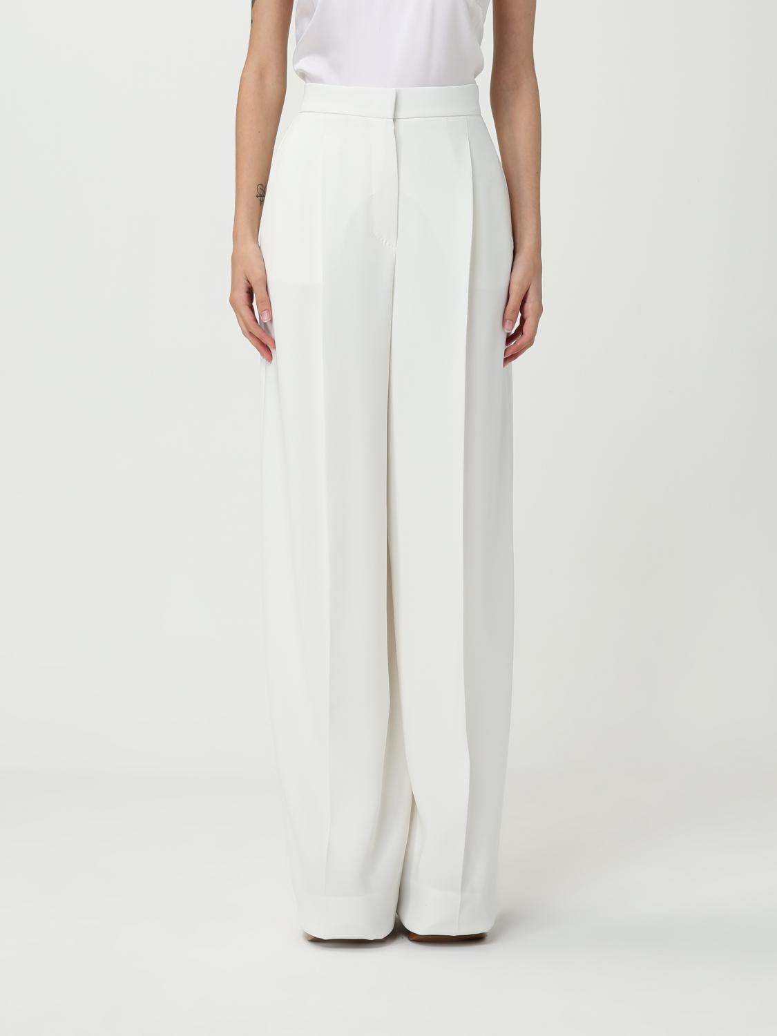 Max Mara Pants  Woman Color White In White