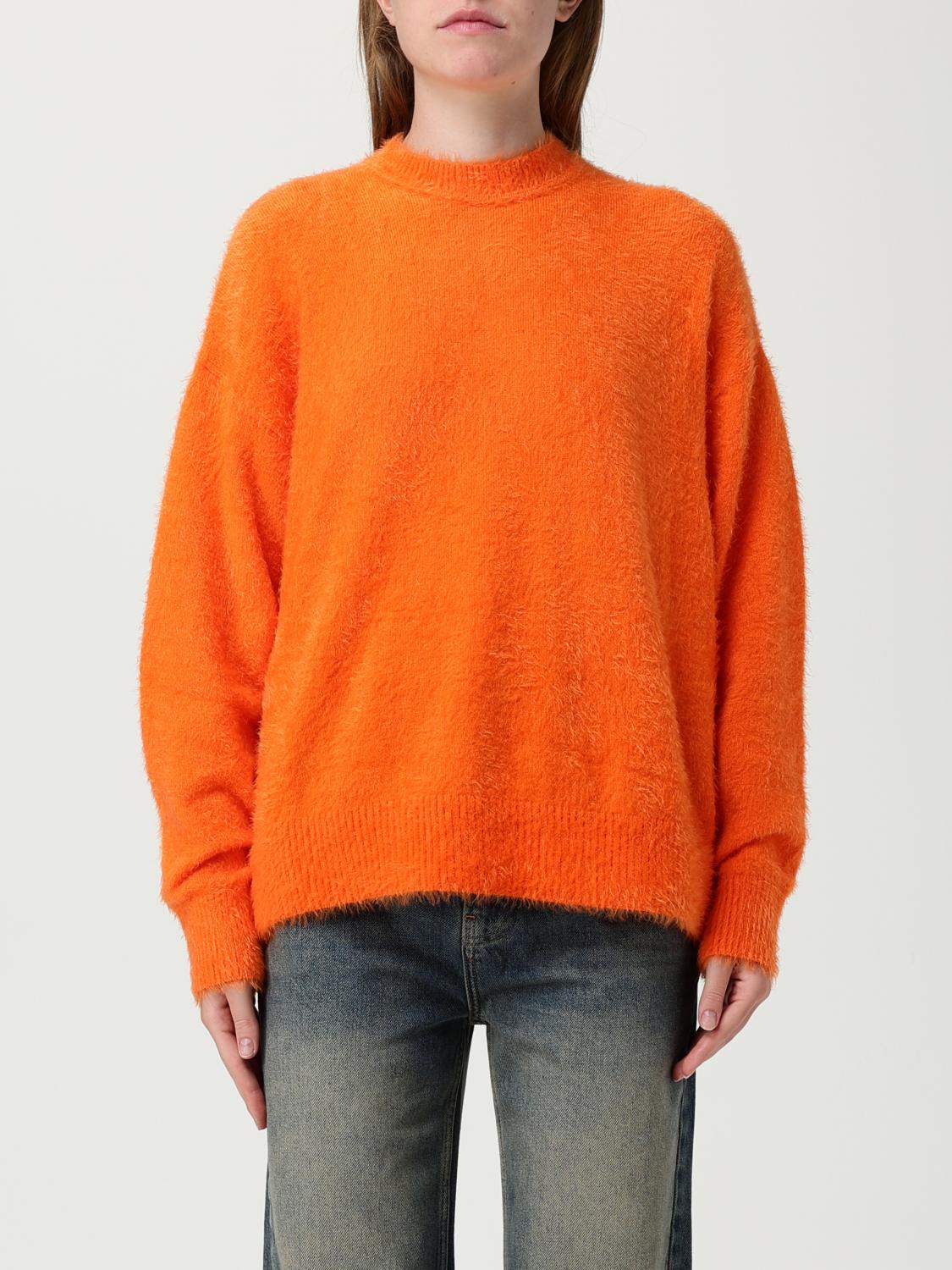 Moschino Sweater Jeans Woman Color Orange In Orange