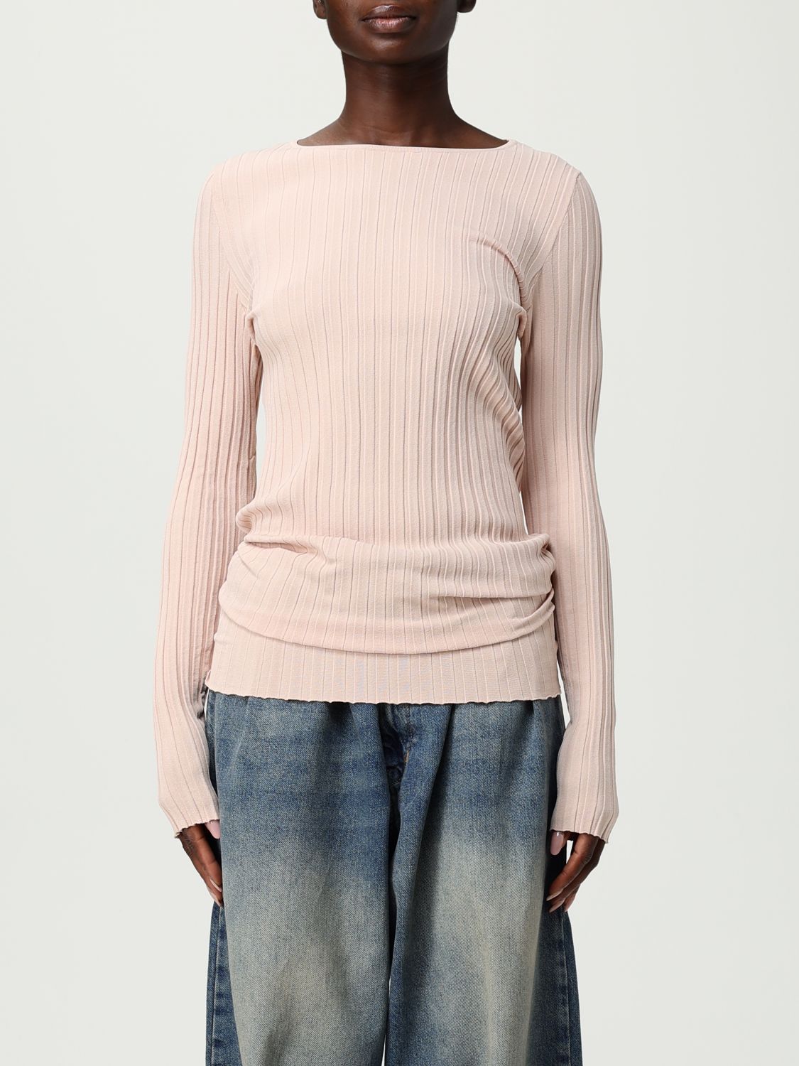 Moschino Sweater  Jeans Woman Color Pink In Pink