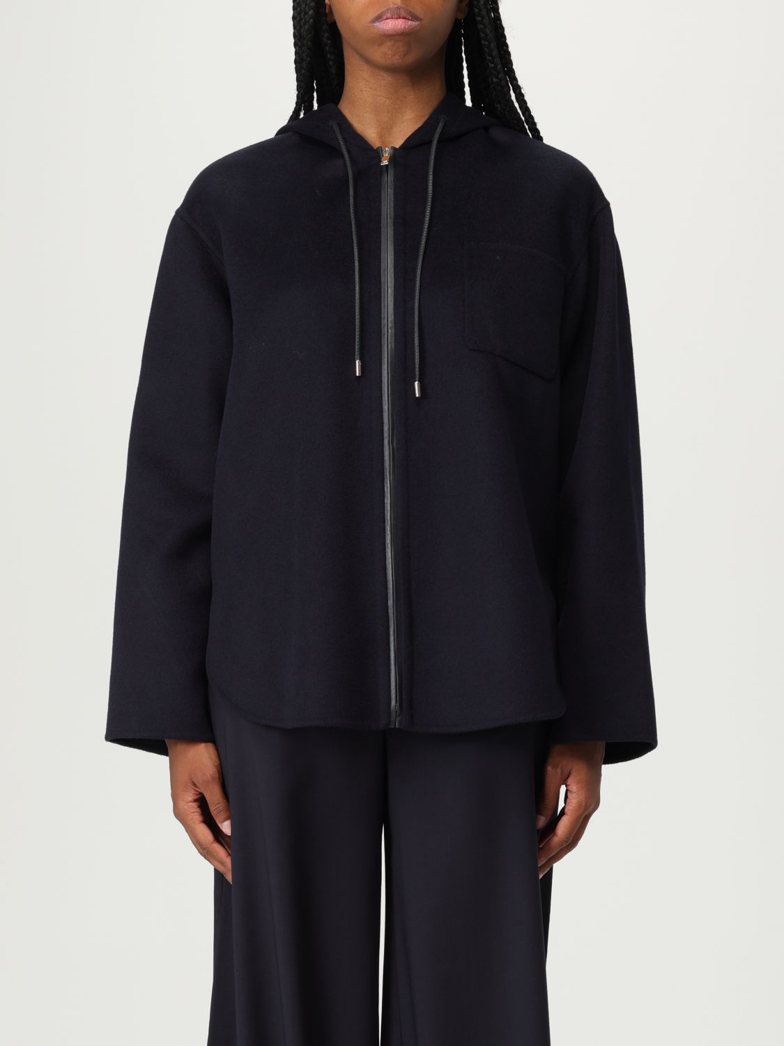 Max Mara Jacket Woman Studio In Black