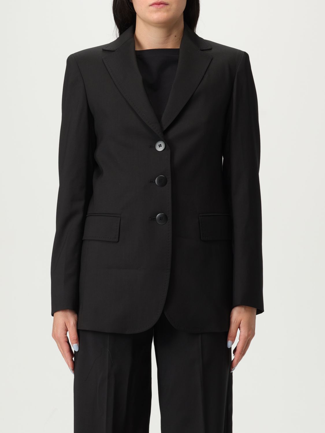 Max Mara Jacket Woman Studio In Black