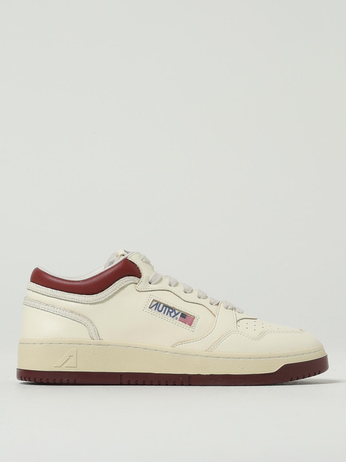 Autry White Leather Sneakers In White