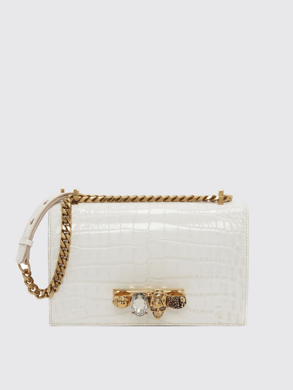 Alexander Mcqueen Shoulder Bag Woman Color White