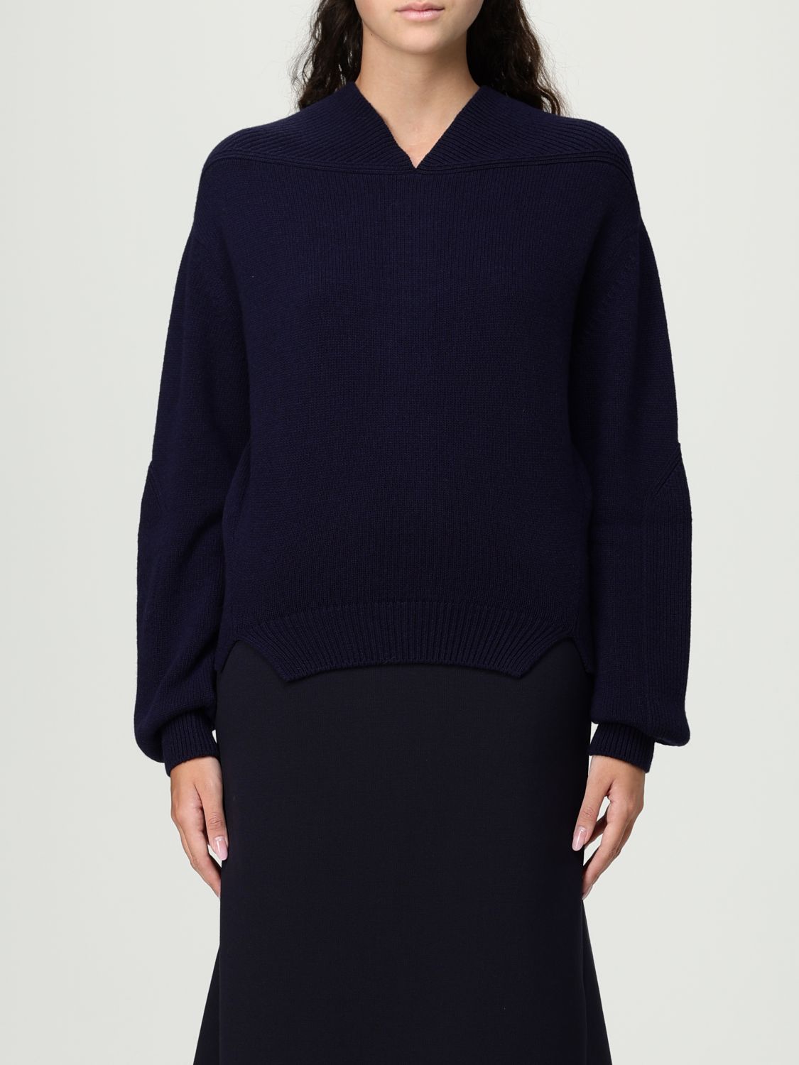 Victoria Beckham Sweater Victoria Woman Color Blue In Blue