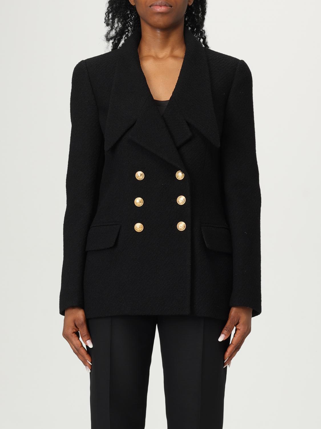 Chloé Double-breasted Wool-blend Jacket In Black