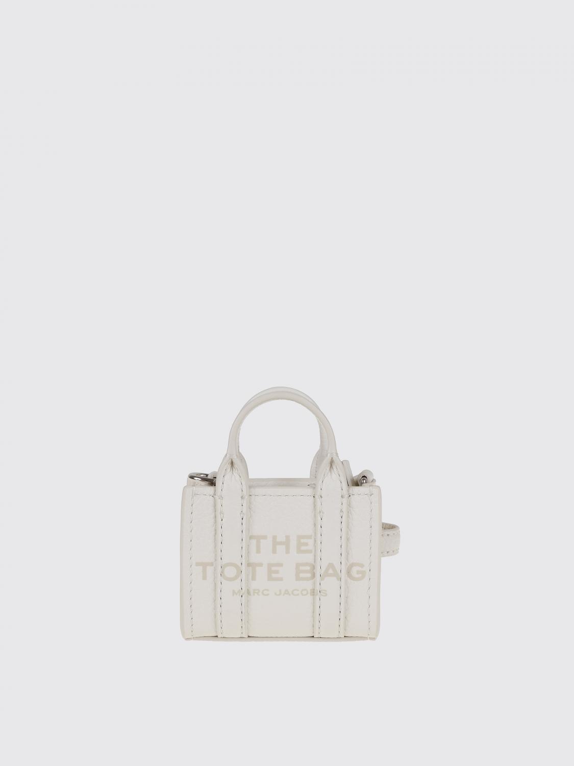 Marc Jacobs The Nano Tote Leather Cross-body Bag In White