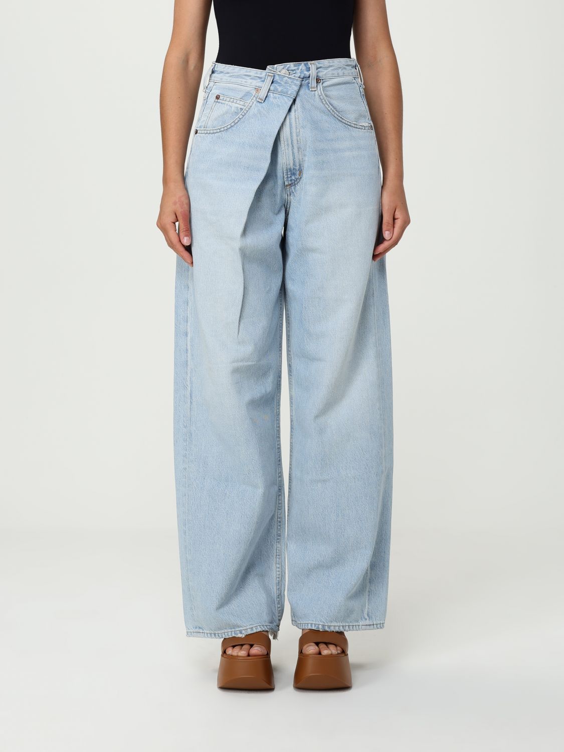 Agolde Jeans  Woman Color Denim