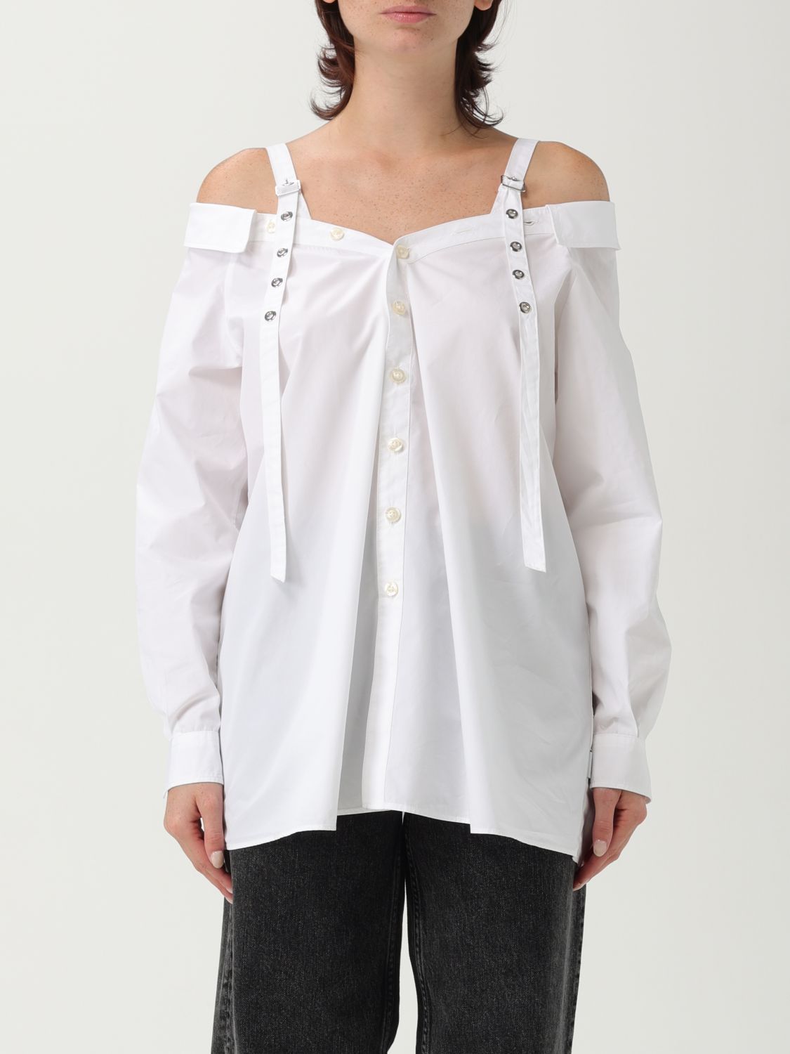 Amish Shirt  Woman Color White