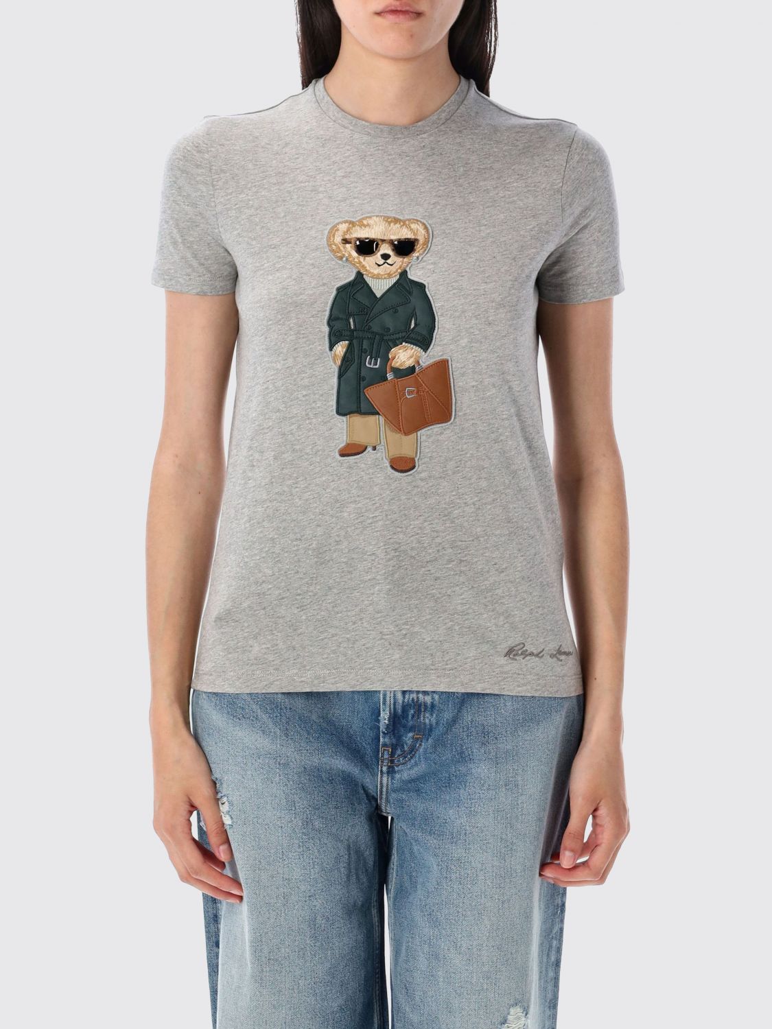 Polo Ralph Lauren T-shirt  Donna Colore Grigio