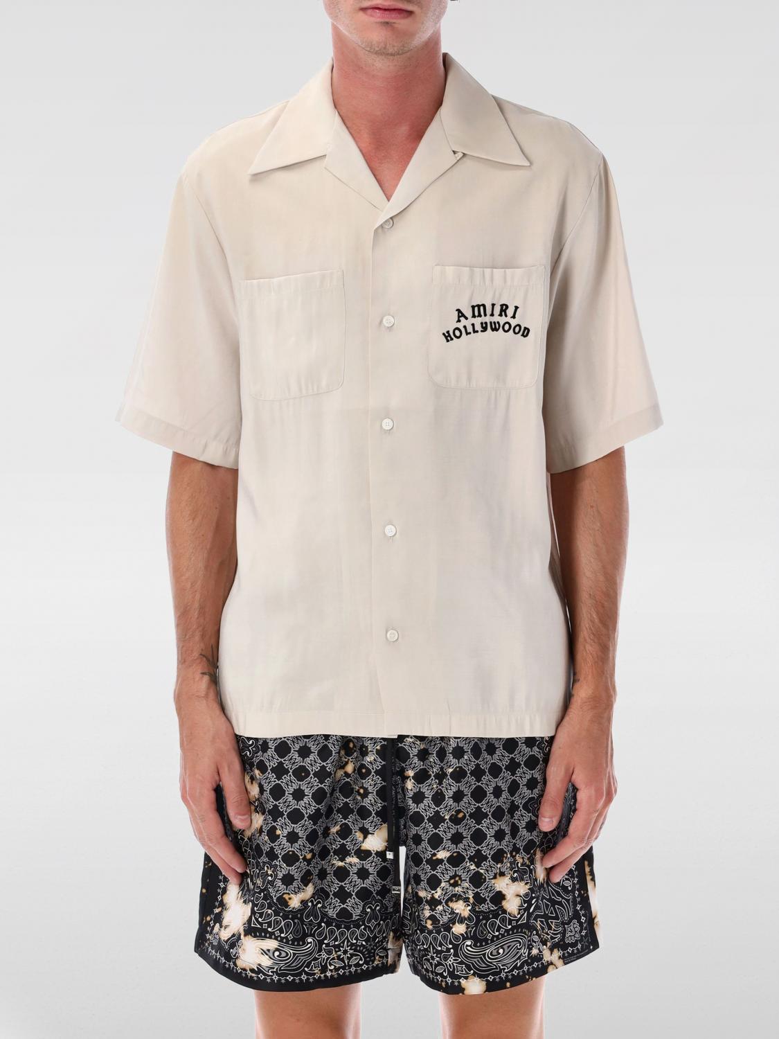 Shirt AMIRI Men color Yellow Cream