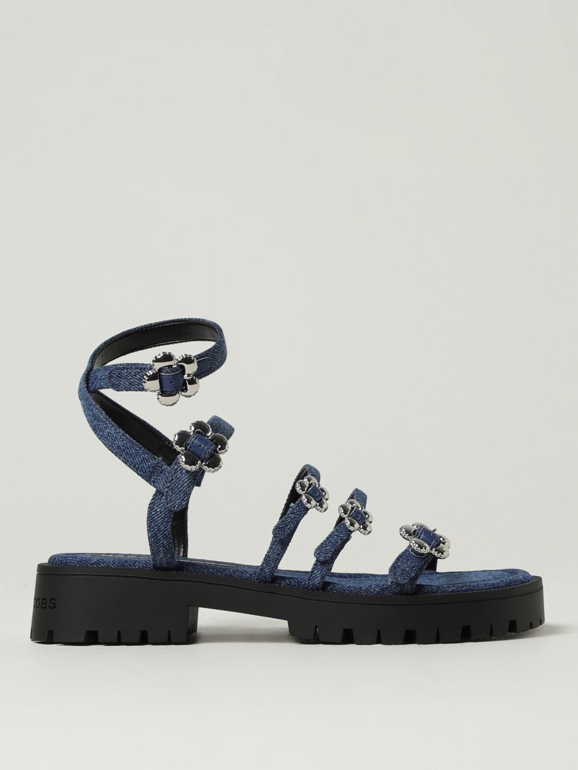 Marc Jacobs Flat Sandals  Woman Color Denim