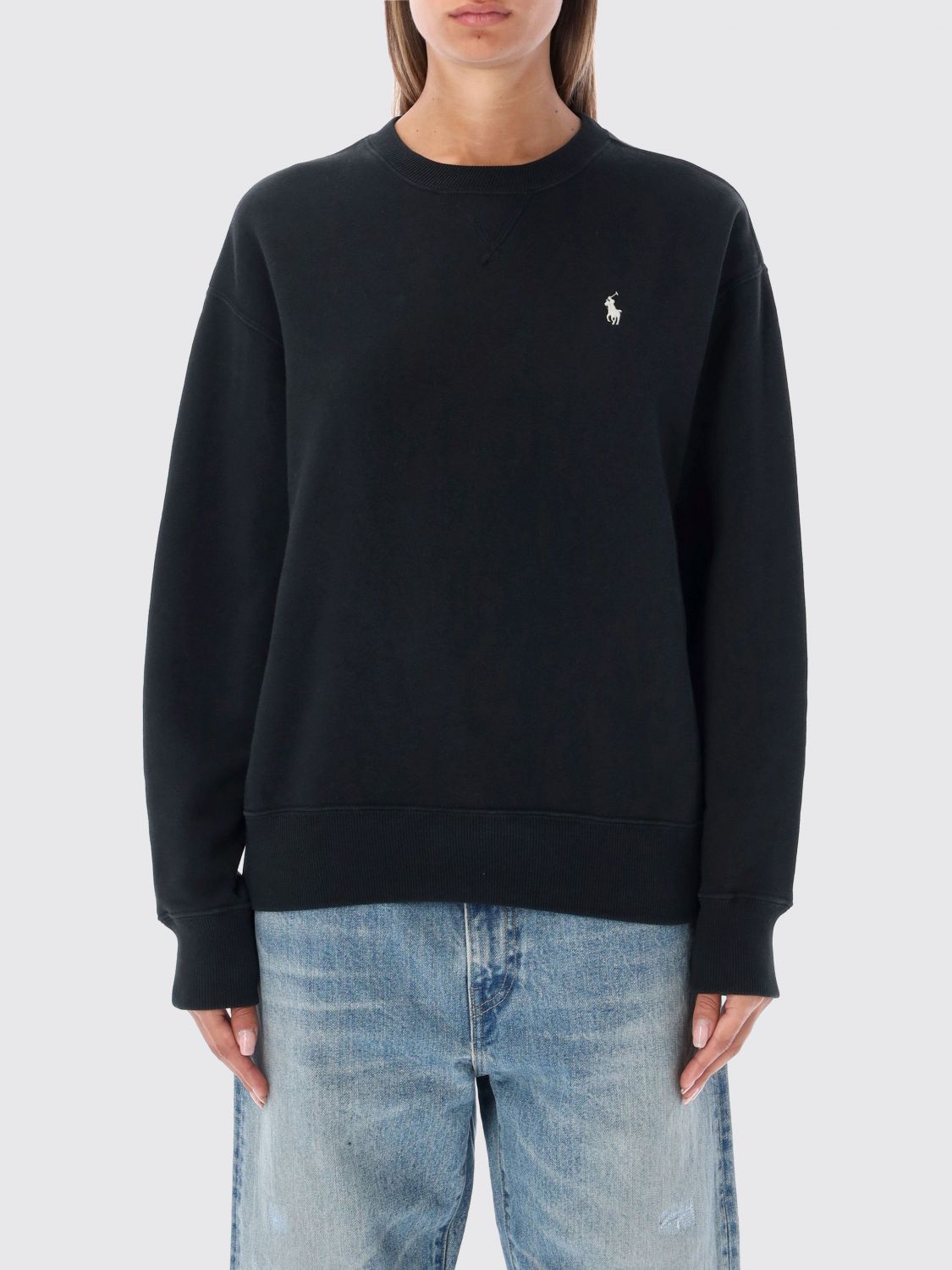 Polo Ralph Lauren Felpa  Donna Colore Nero