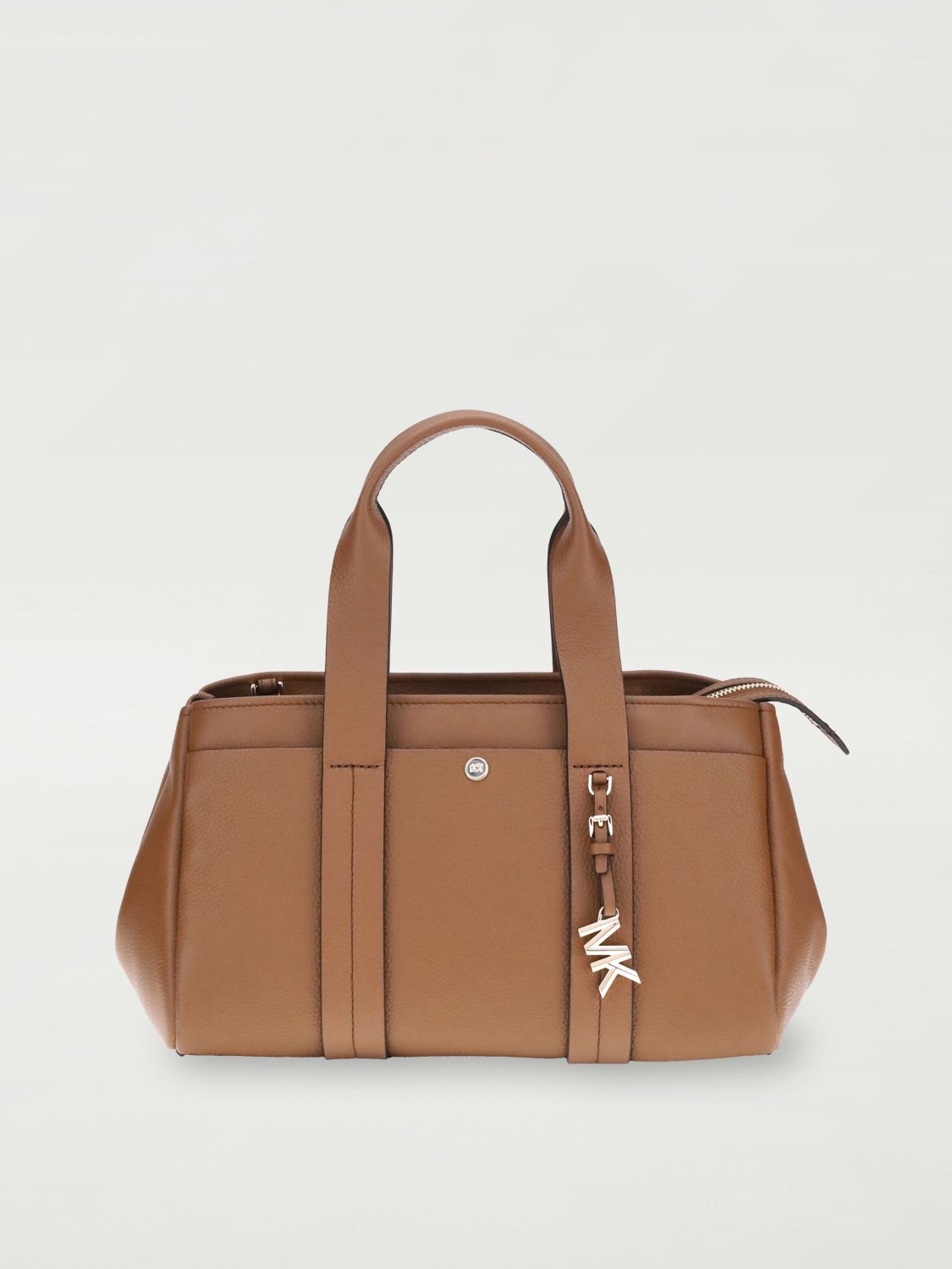 Michael Kors Romee Leather Shoulder Bag In Brown