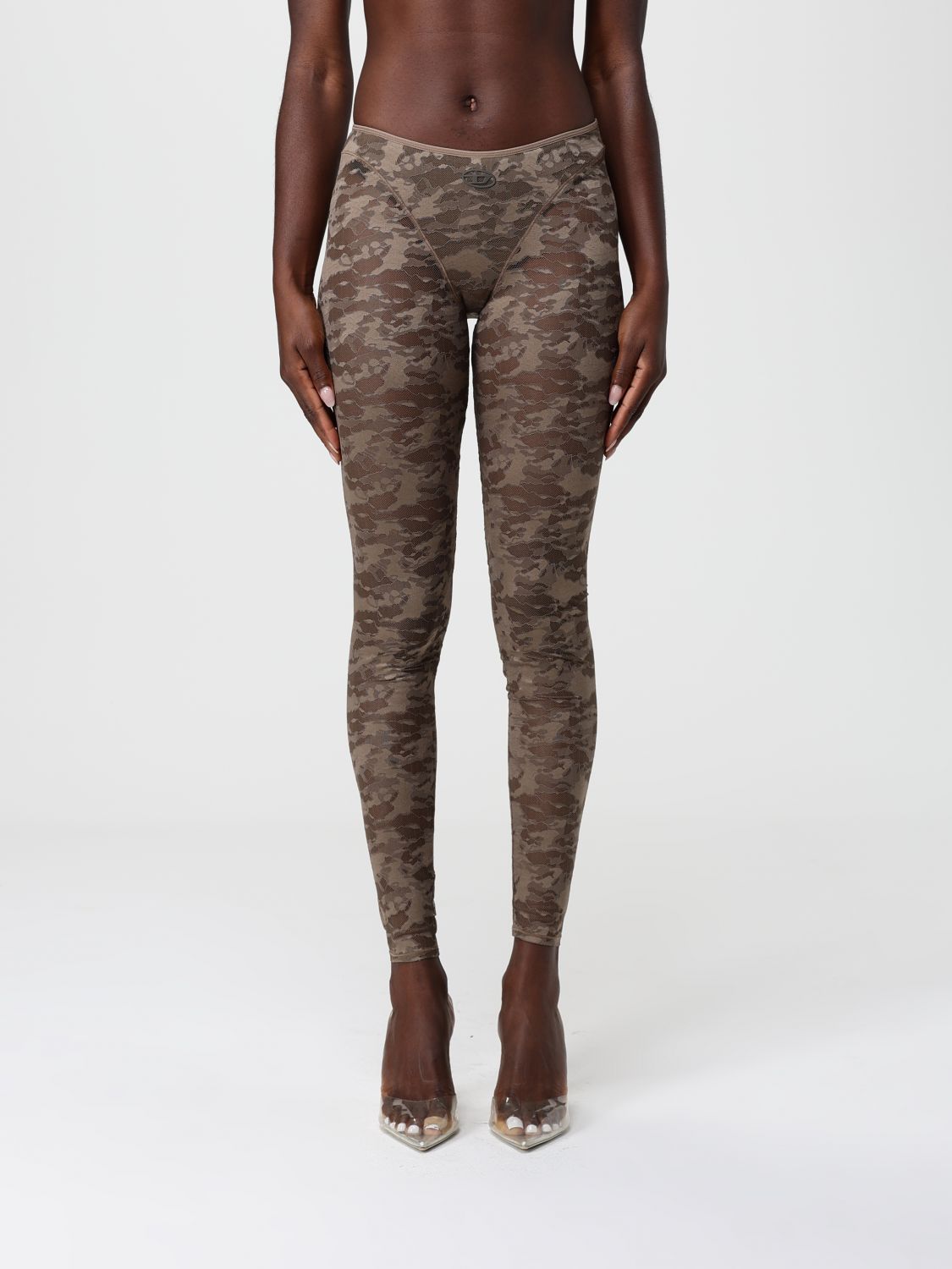 Diesel Pants  Woman Color Brown In Brown