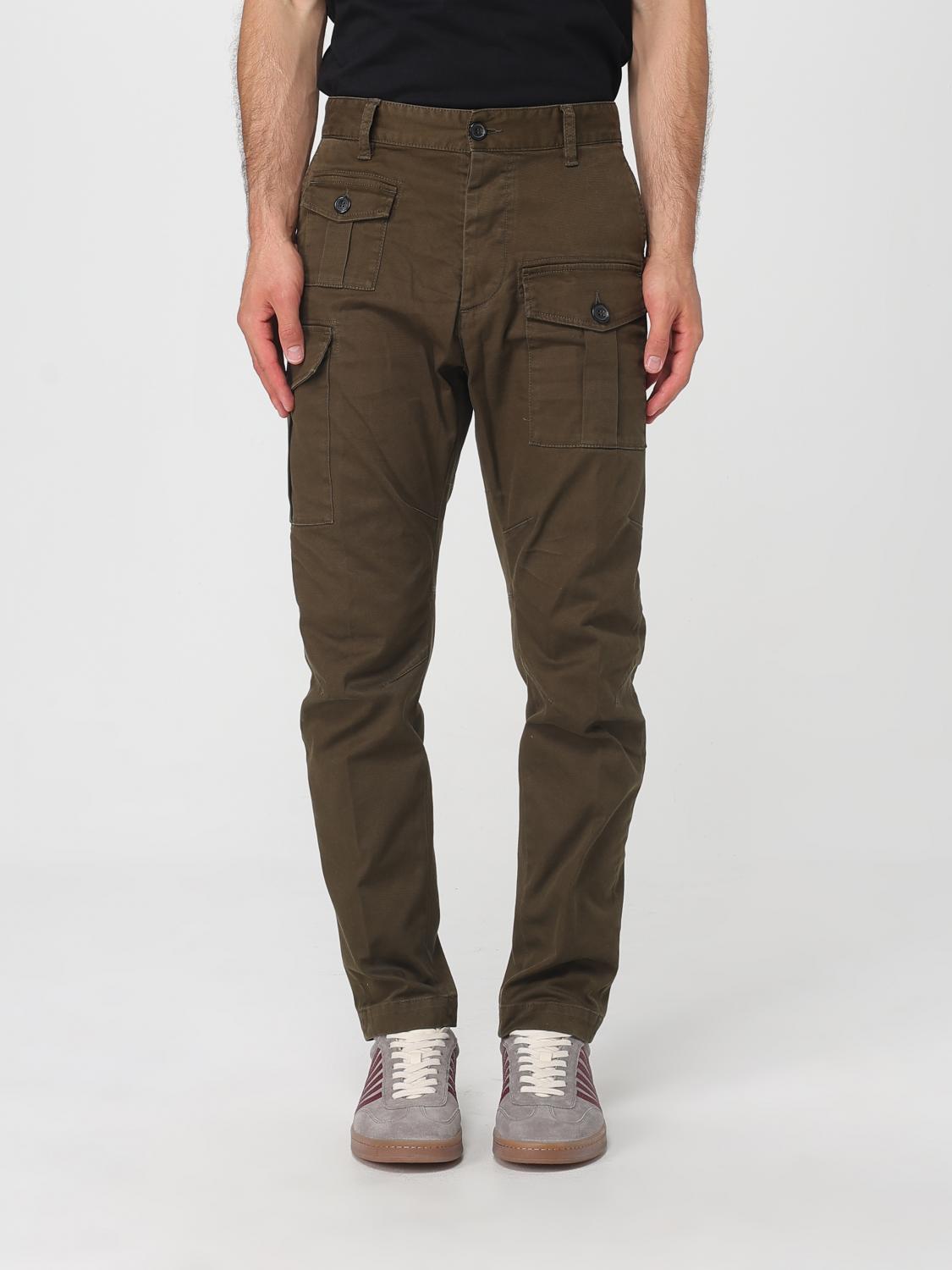 Pants DSQUARED2 Men color Green