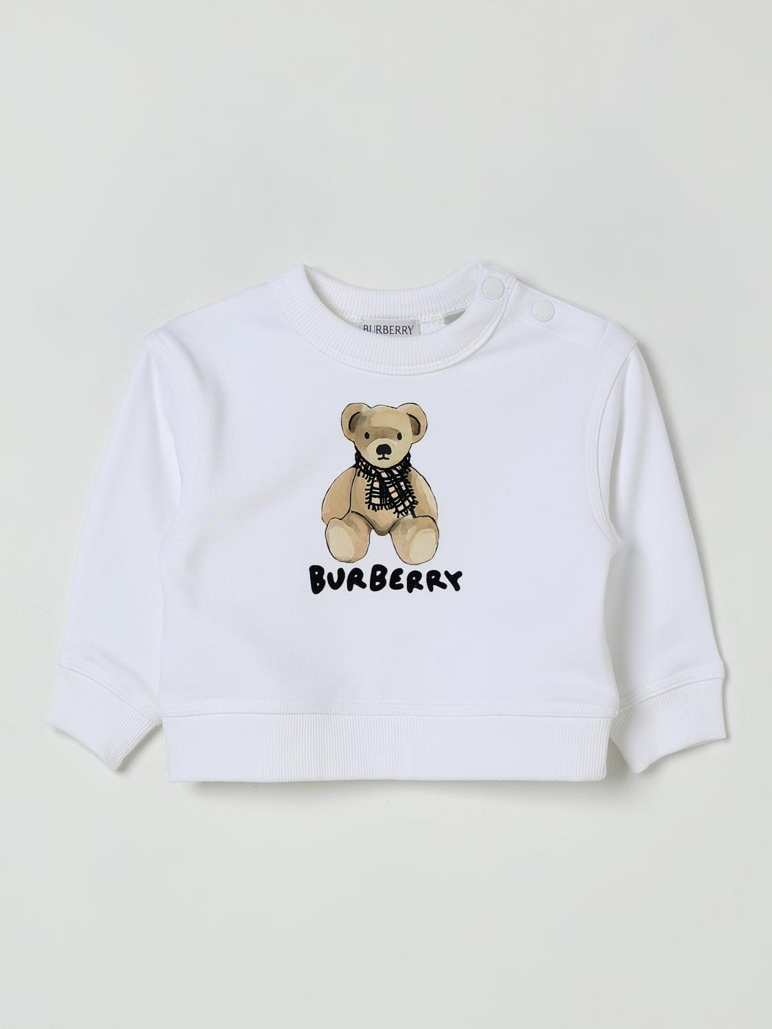 BURBERRY Pullover Kinder Farbe Weiß