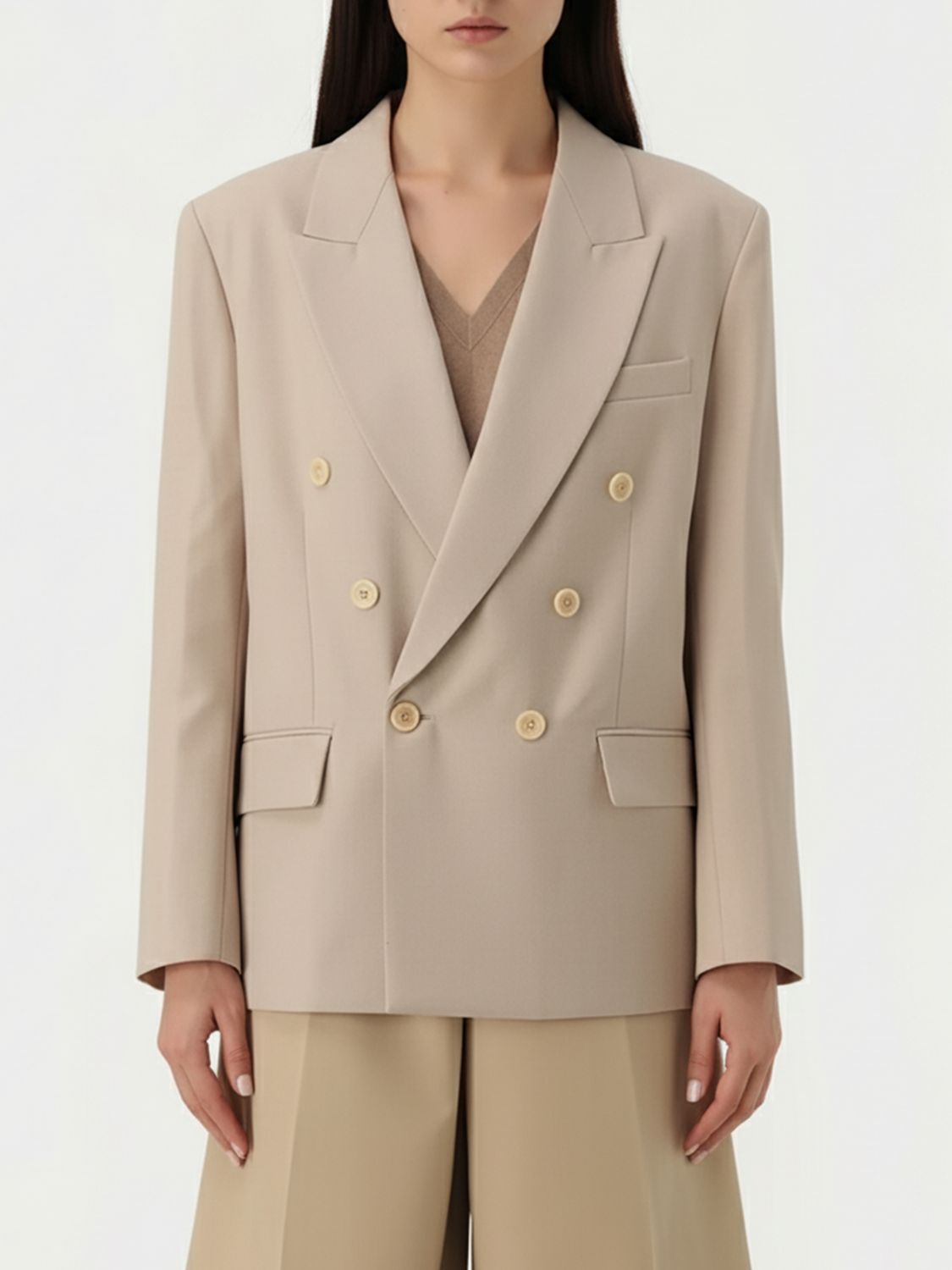 Victoria Beckham Jacket Victoria  Woman Color Grey In Neutral