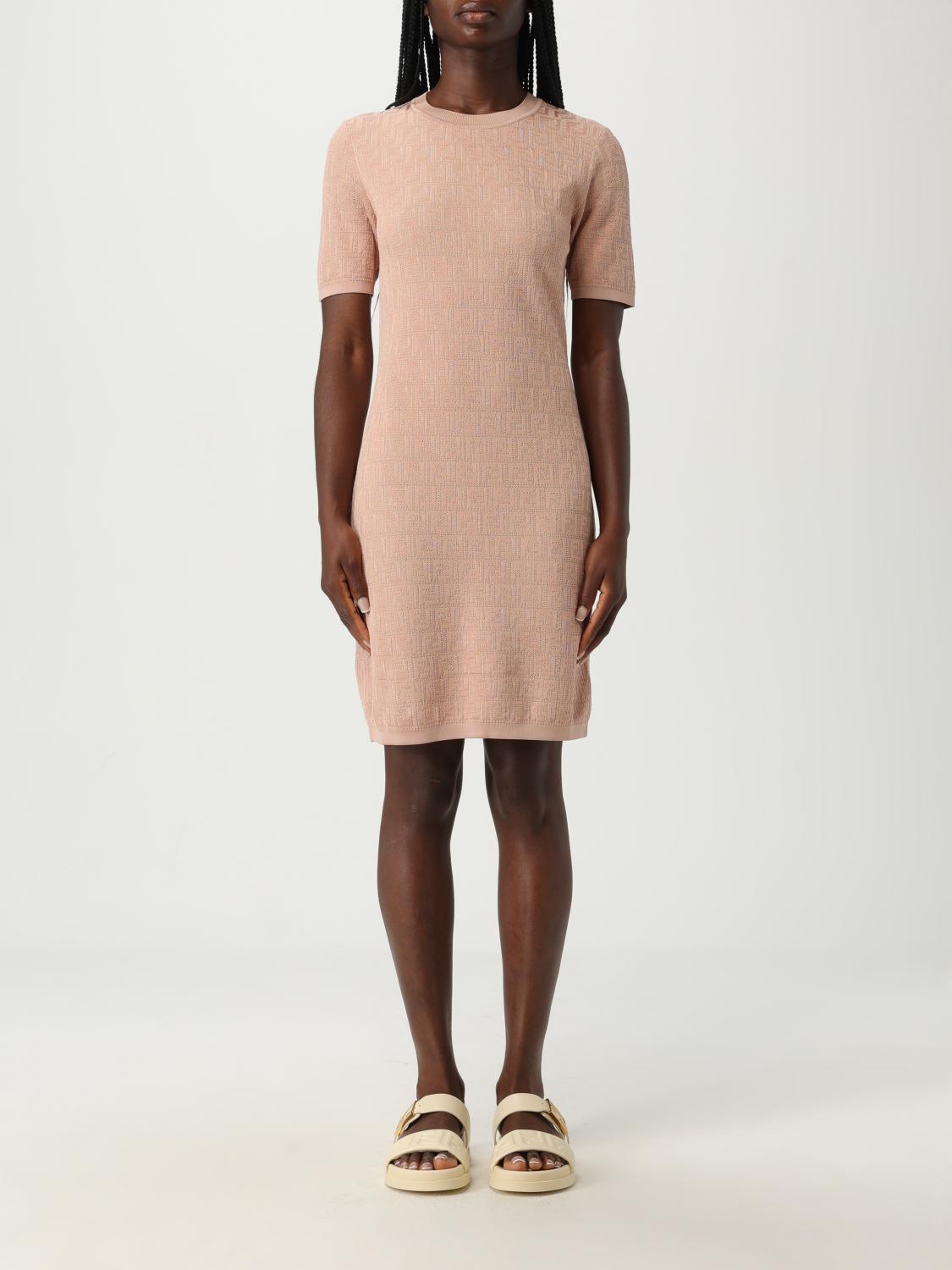 Fendi Damen Rosa Dress Woman Color