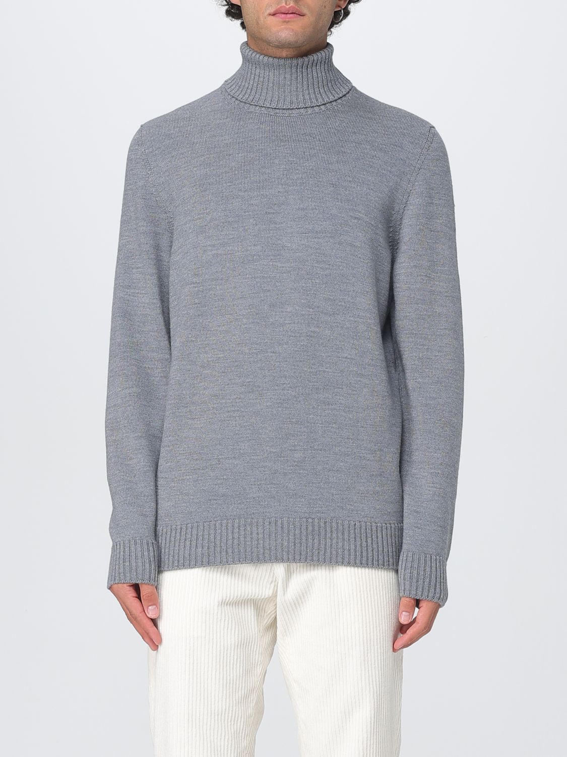 Drumohr Sweater Men Color Grey In Gray