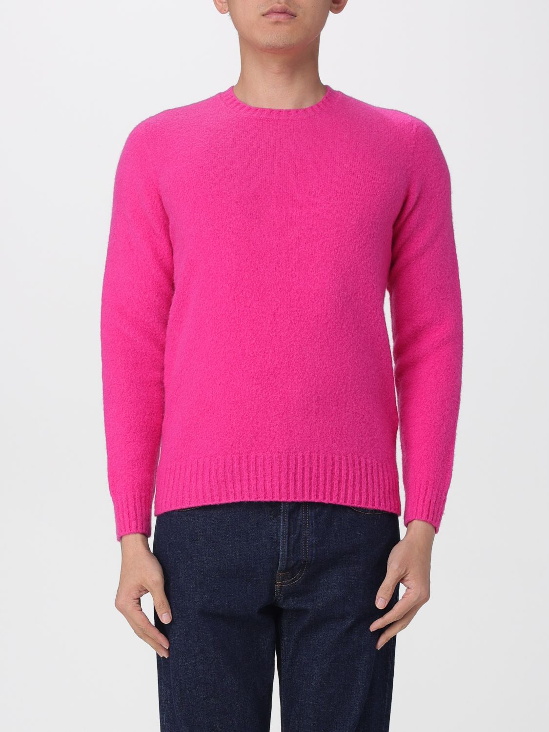 Drumohr Sweater Men Color Fuchsia In Pink