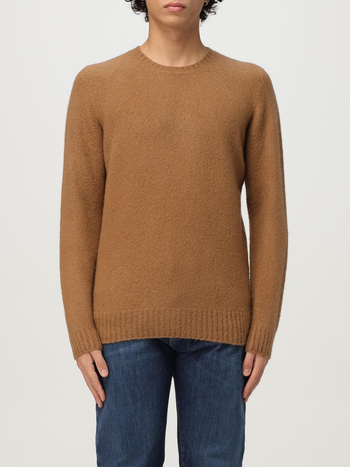 Drumohr Sweater Men Color Denim In Brown