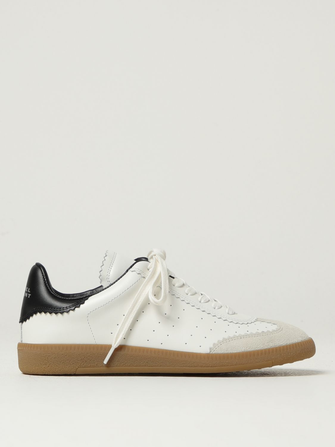 Isabel Marant Beth Leather Low-top Sneakers In White