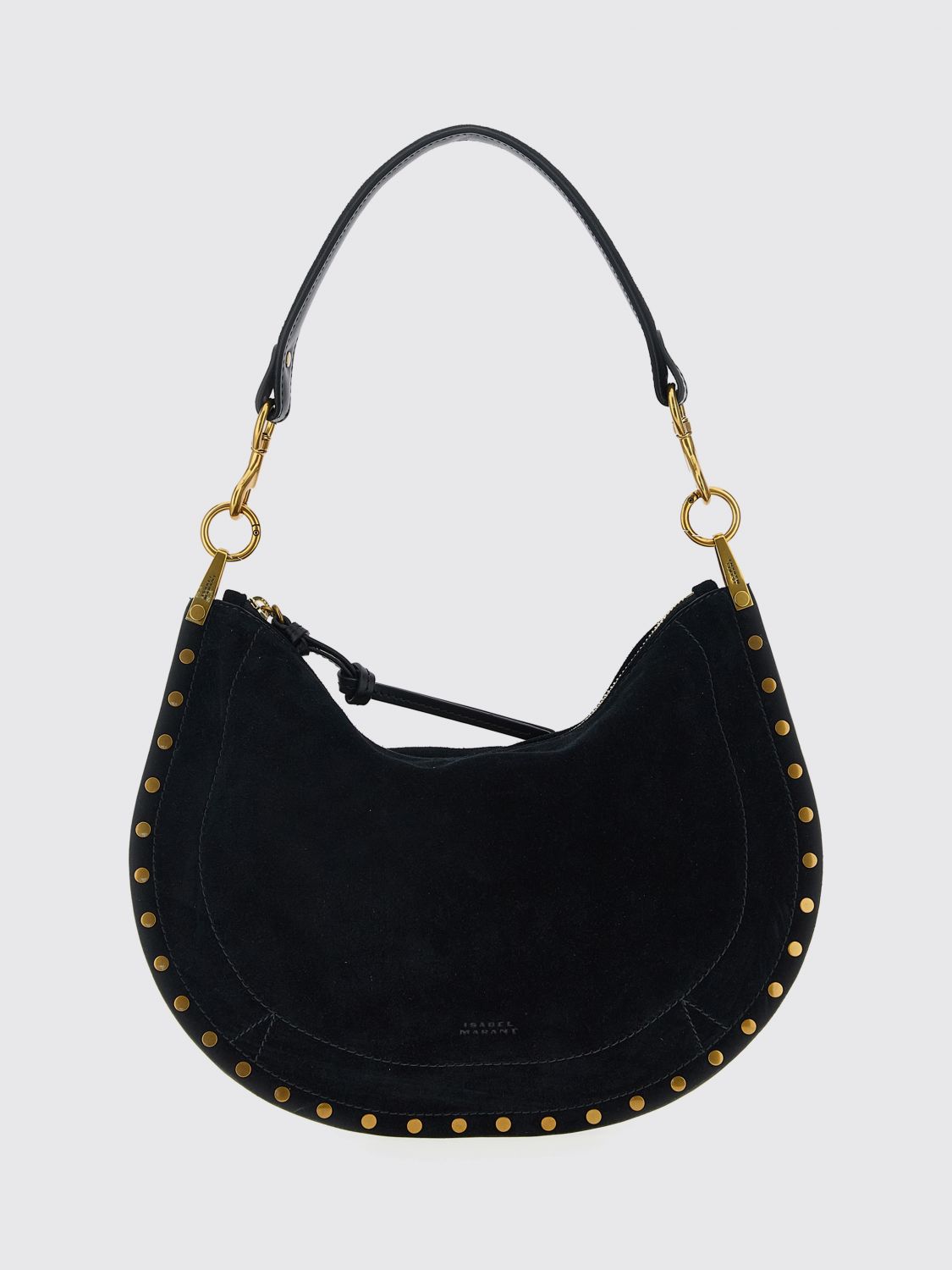 Isabel Marant Black Oskan Shoulder Bag In Black