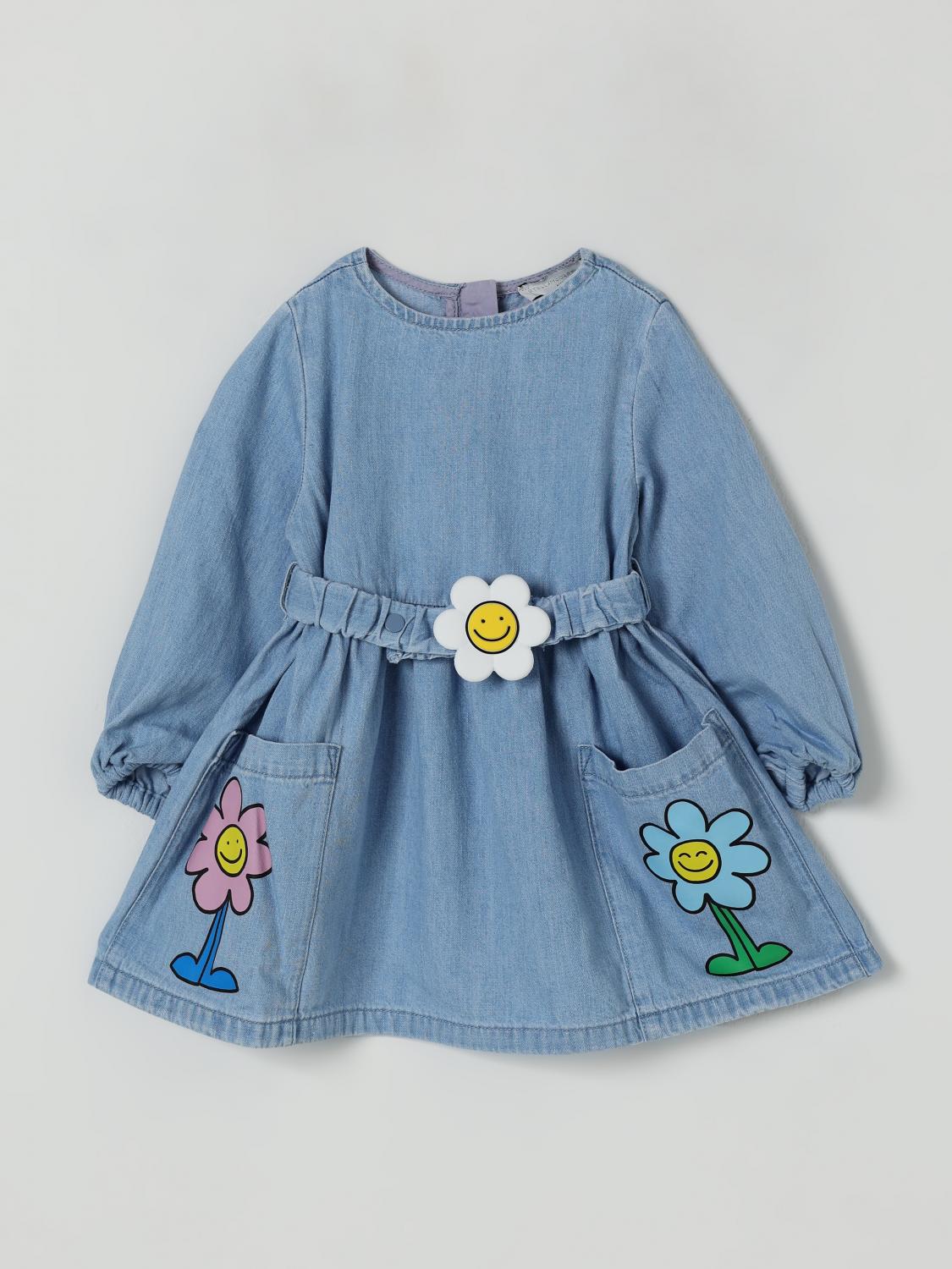 Stella Mccartney Denim Dress In Blue