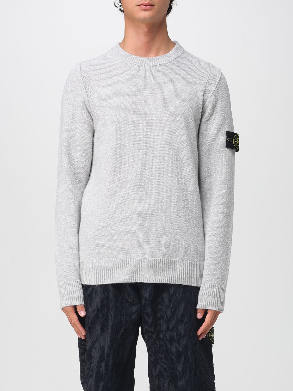 Stone Island Sweater Men Color Grey 2 In Gray