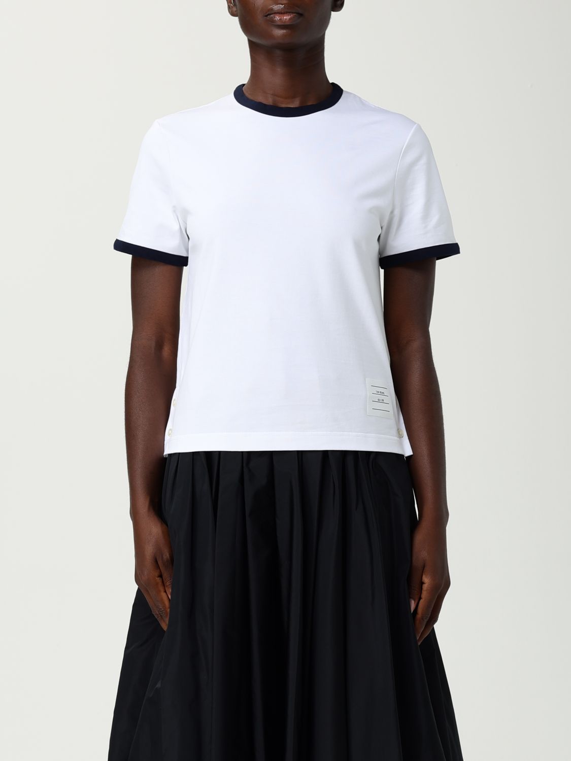 Thom Browne T-shirt Woman Color White In White