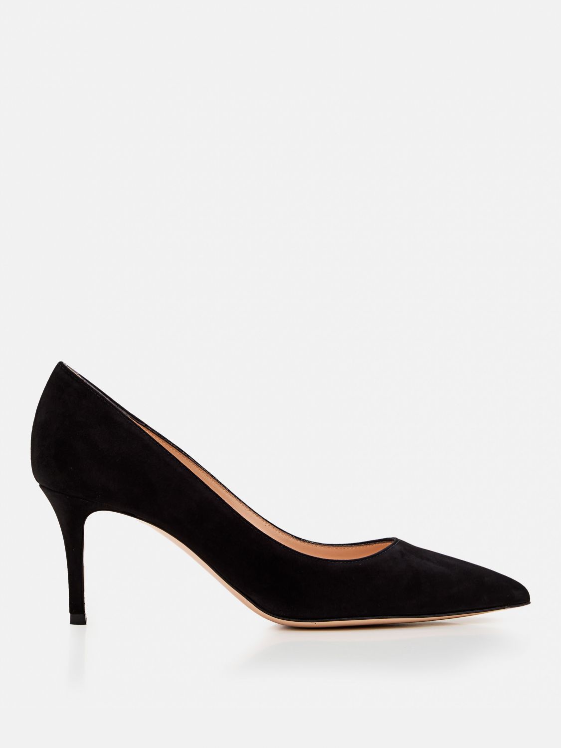 Gianvito Rossi Gianvito 70 Suede Leather Pumps In Black