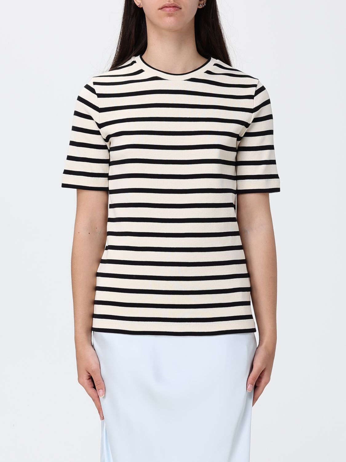 Jil Sander Γυναικών Άσπρο T-Shirt Woman Color