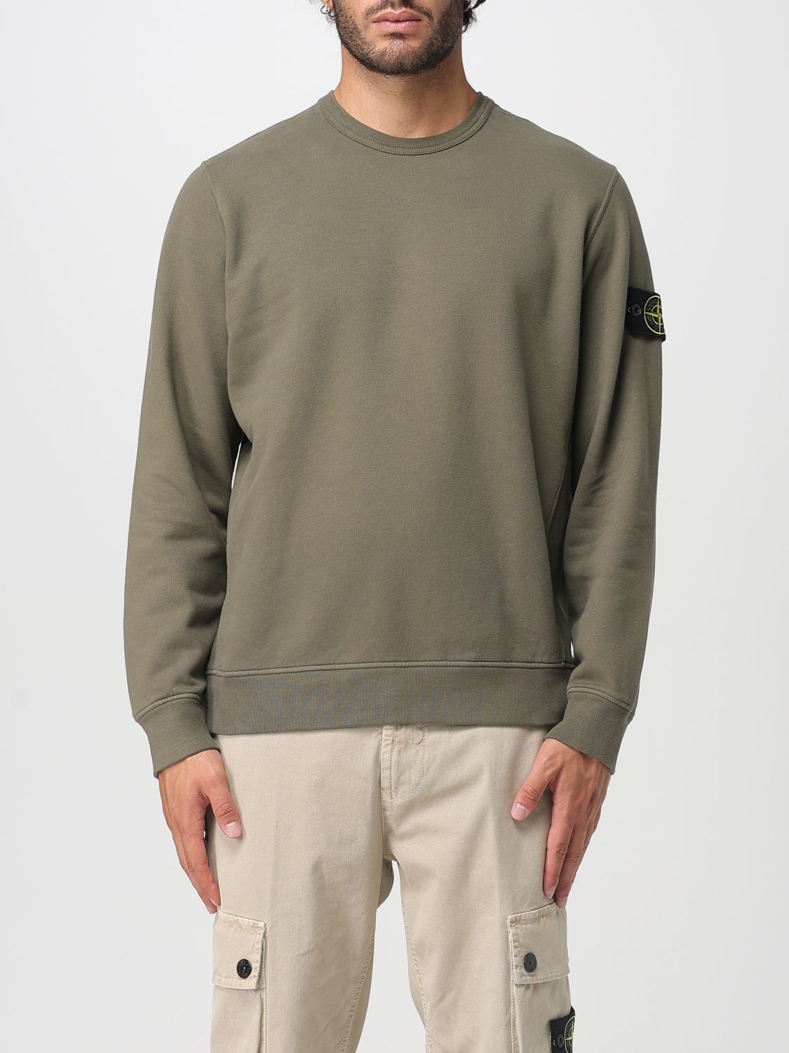 Stone Island Sweatshirt Men Color Green In Green