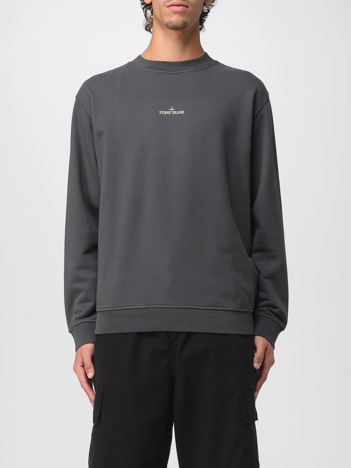 Stone Island Sweatshirt  Men Color Grey In Gray