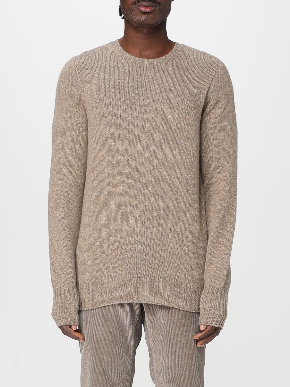 Drumohr Sweater Men Color Beige In Nude