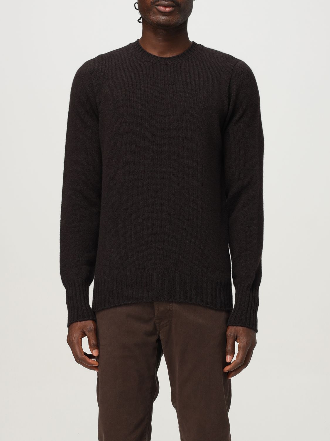 Drumohr Sweater Men Color Grey 1 In Black