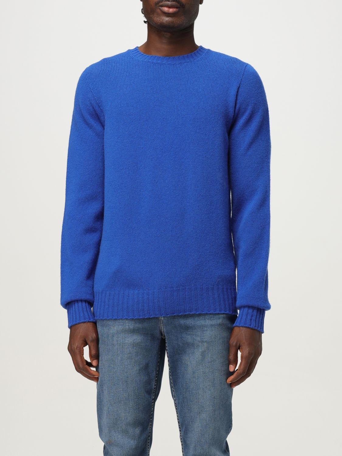 Drumohr Sweater Men Color Sapphire In Blue