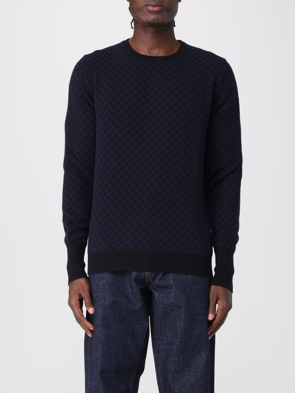 Drumohr Sweater  Men Color Charcoal In Blue