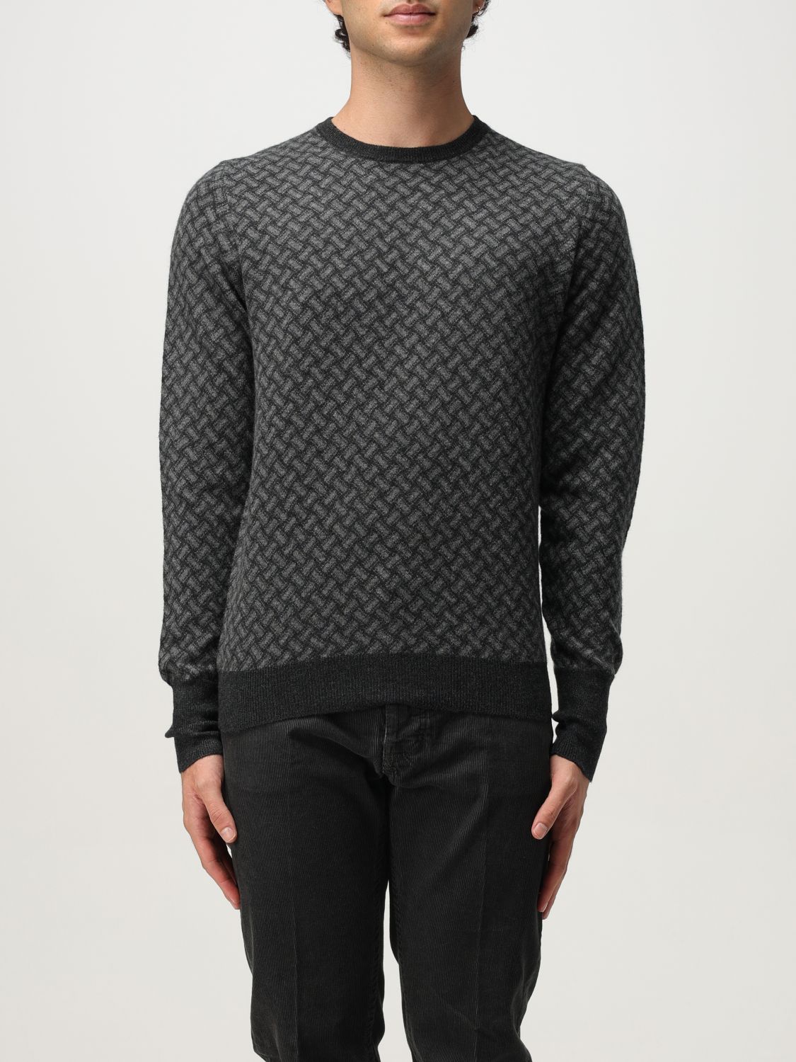 Drumohr Sweater Men Color Grey 1 In Multi