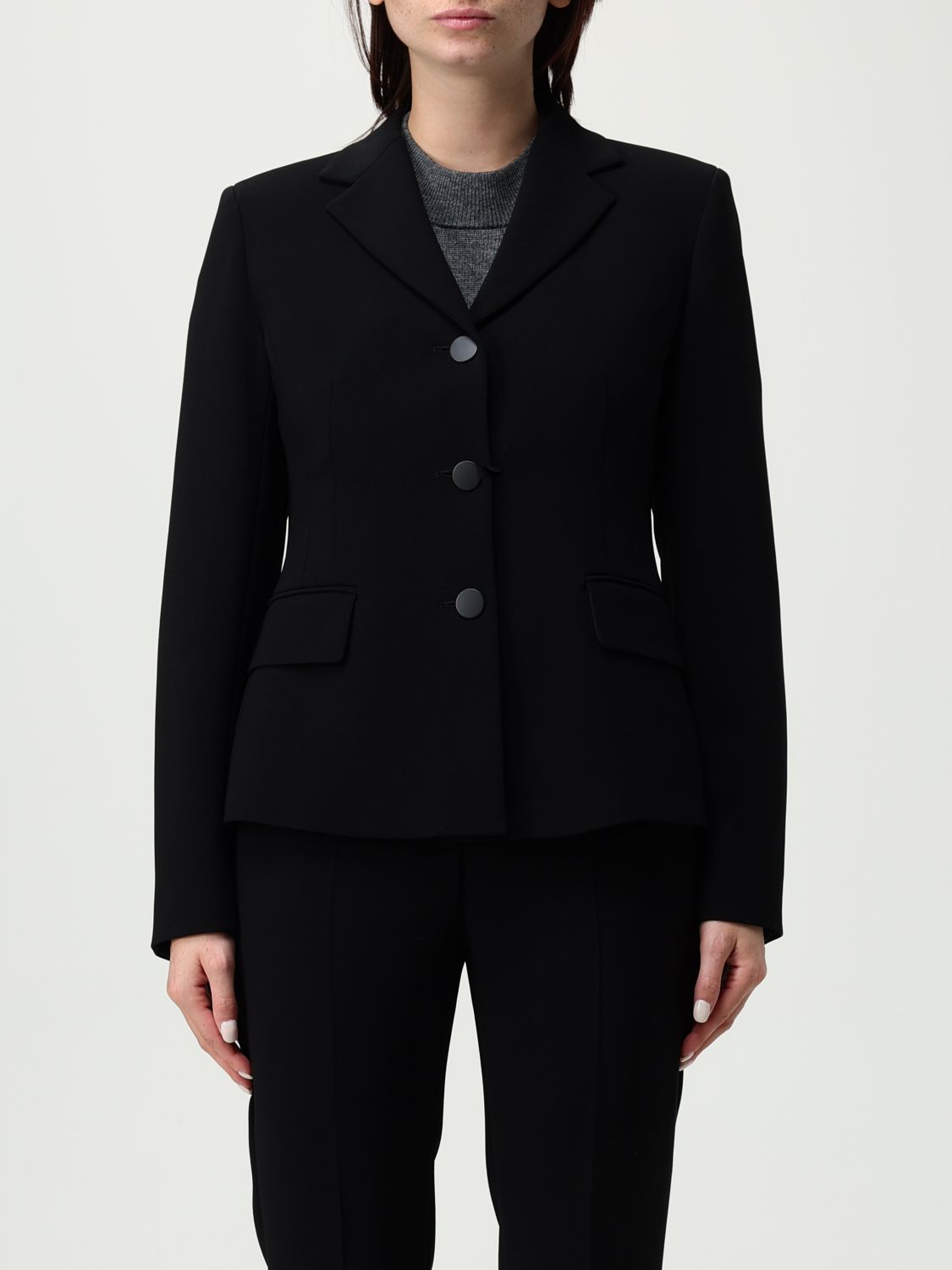 Max Mara Jacket Woman Studio In Black