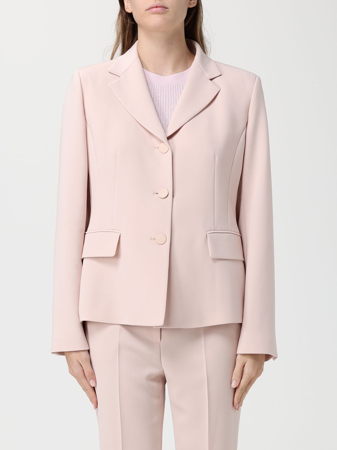 Max Mara Jacket Woman Studio In Pink