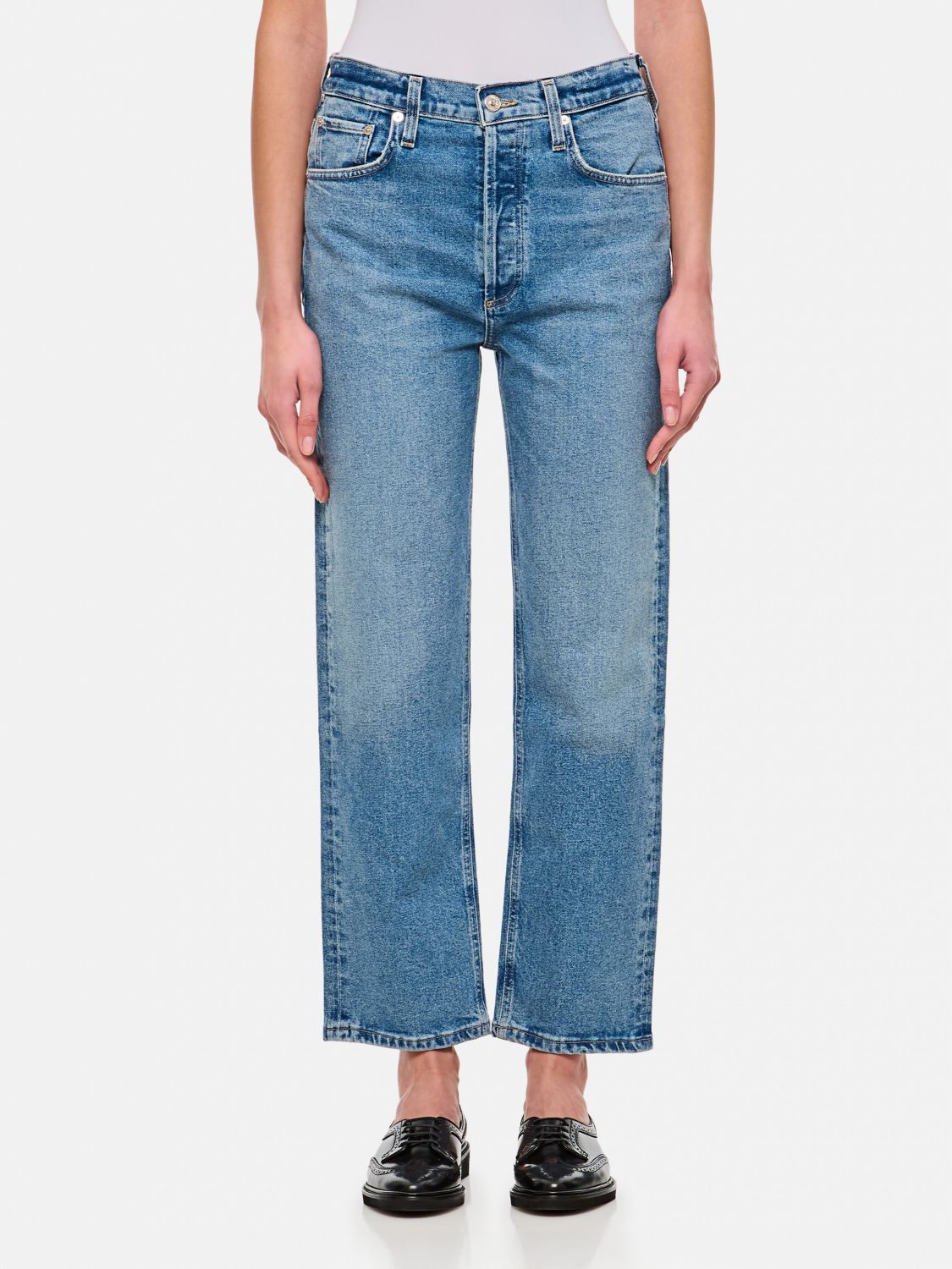 Citizens Of Humanity Delphina High Rise Straight Jean In Elsinore