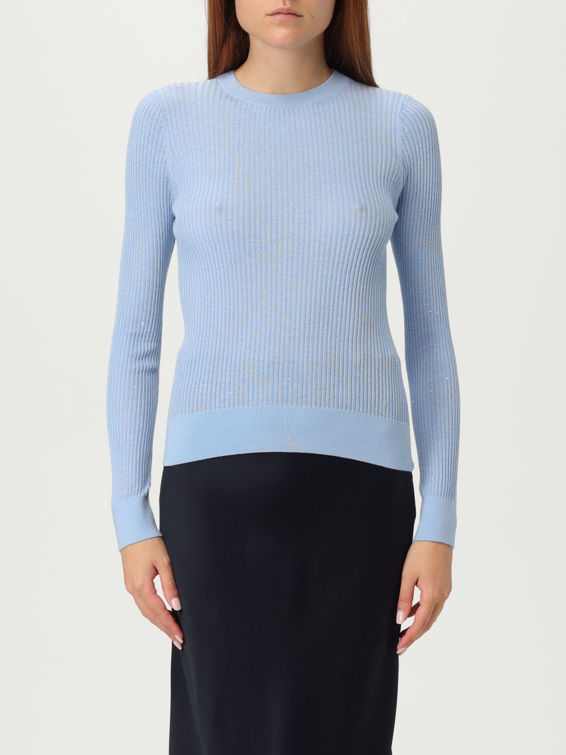 Max Mara Sweater Woman Studio In Blue