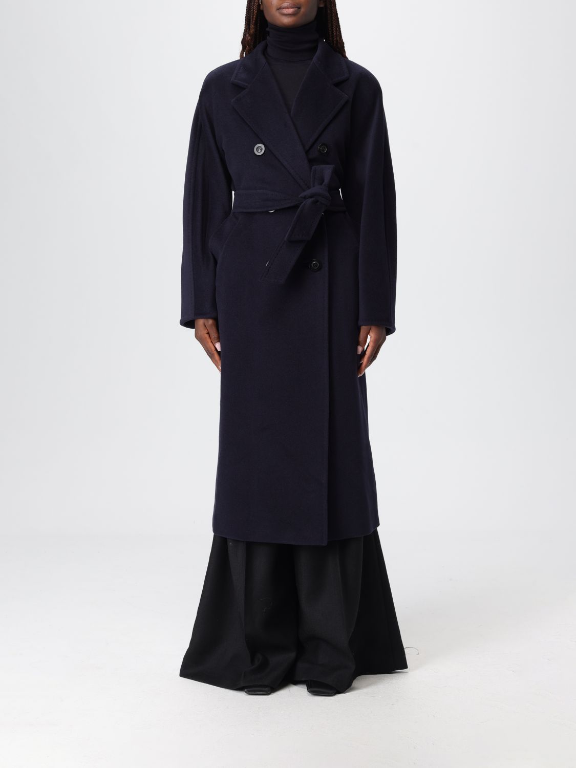 Max Mara Coat  Woman Color Blue In Blue