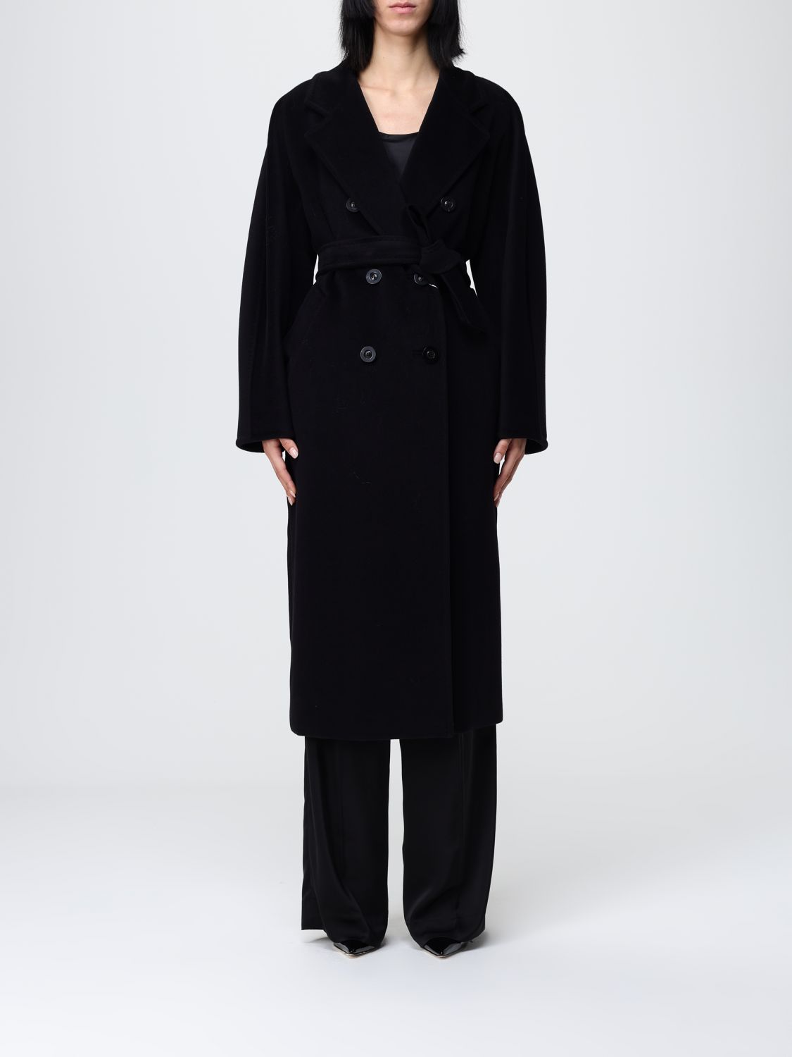 Max Mara Coat  Woman Color Brown In Black
