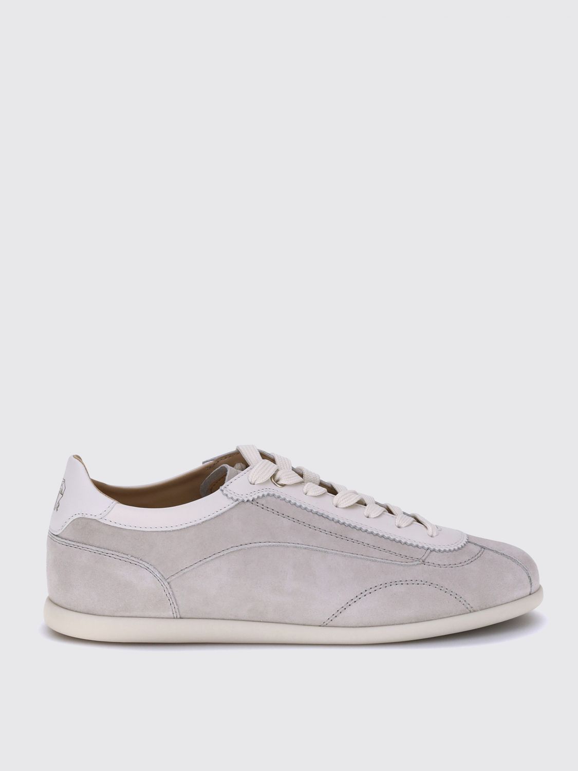 Brunello Cucinelli Suede Low-top Sneakers Rubber Sole In White