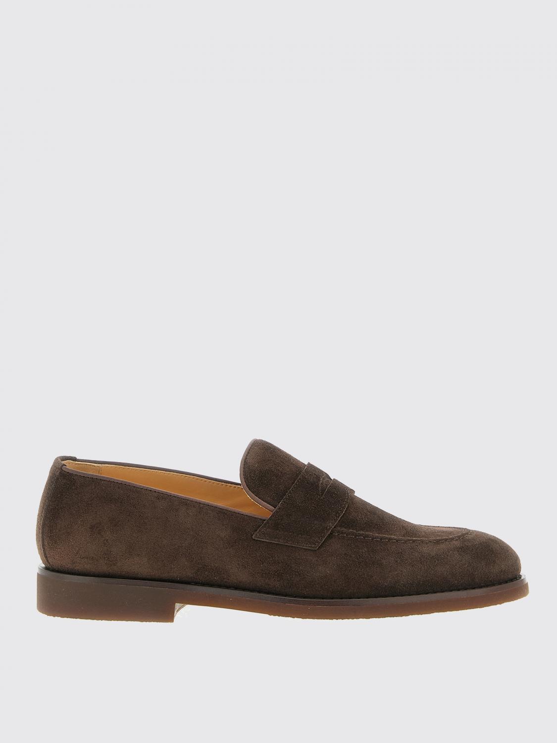Brunello Cucinelli Suede Loafers In Brown