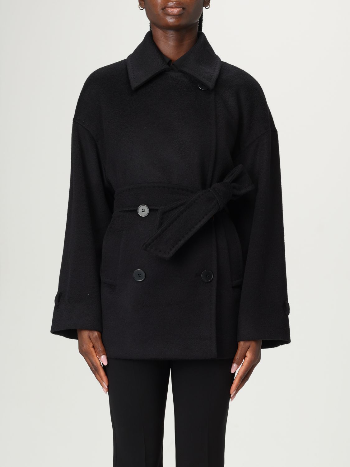 Max Mara Blazer Woman Studio In Black