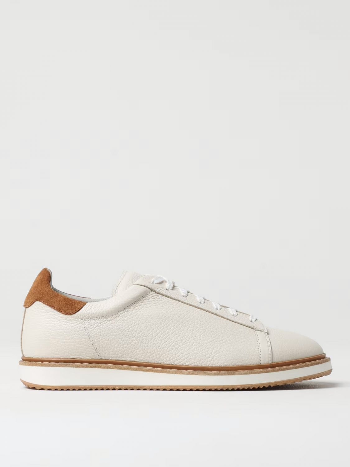 Brunello Cucinelli Sneakers Light And Natural In Brown