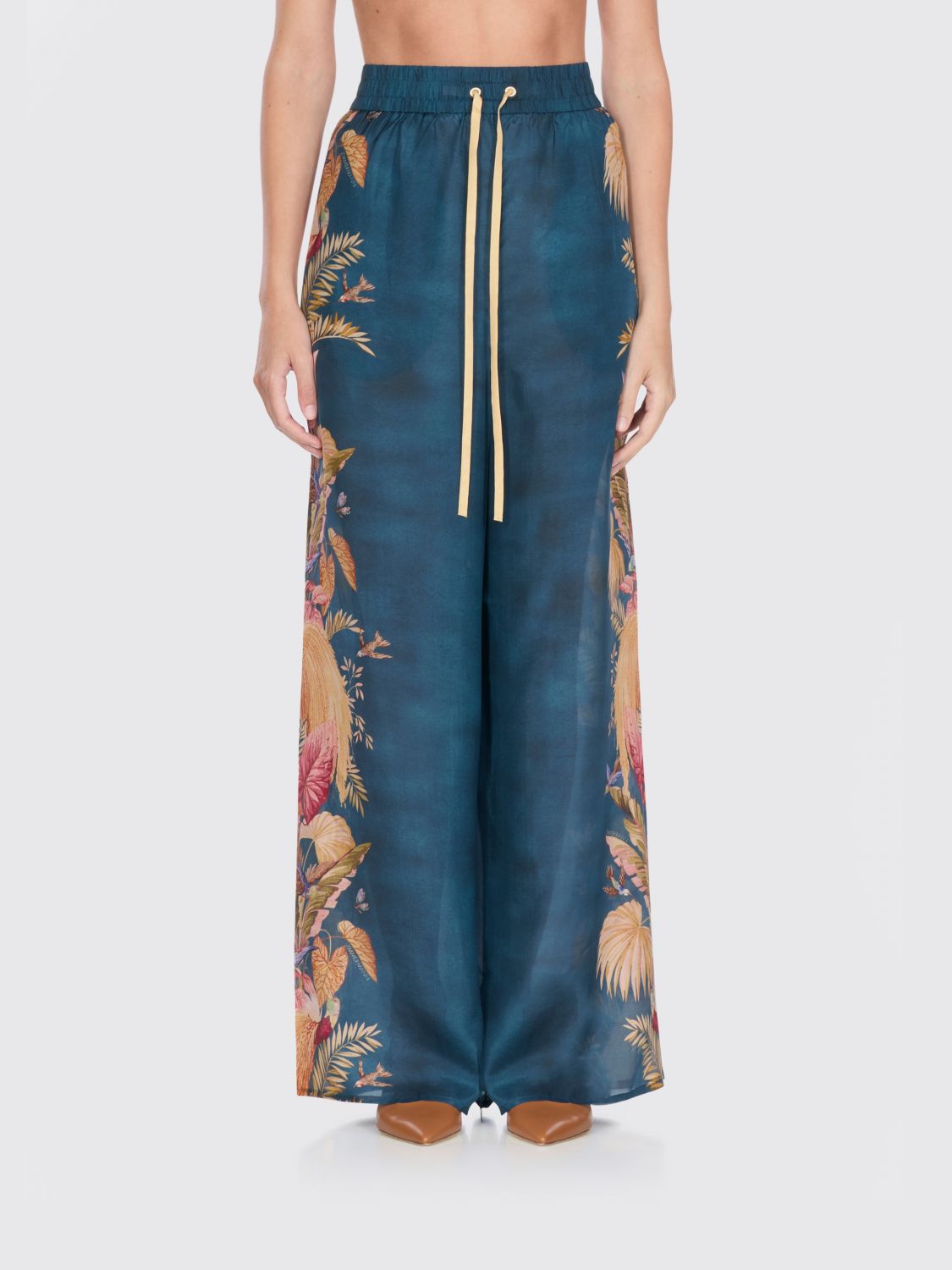 Zimmermann Ascension Relaxed Pants In Multi